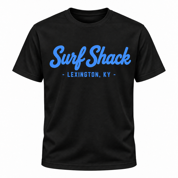 Surf Shack Kentucky Tee, Black / Blue