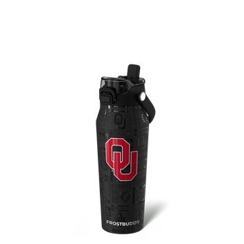 FrostBuddy Bottle Buddy 24oz, Oklahoma Sooners, Legacy (Black)