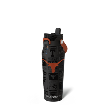 FrostBuddy Bottle Buddy 24oz, Texas Longhorns, Legacy (Black)