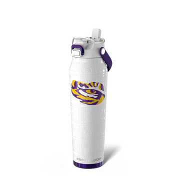 FrostBuddy Bottle Buddy 32oz, LSU Tigers, Legacy (White)