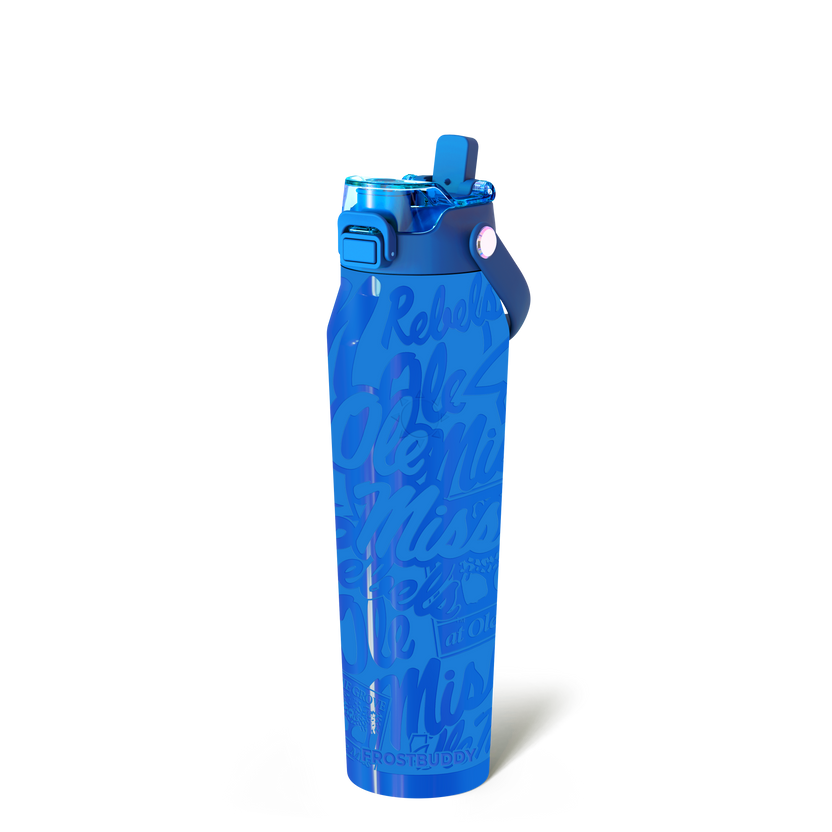 FrostBuddy Bottle Buddy 32oz, Ole Miss Rebels, Color Rush
