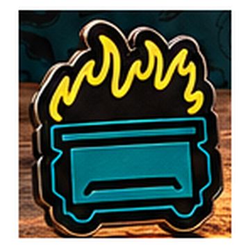 Dumpster Fire Ball Marker