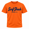 Surf Shack Auburn Tee, Orange / Navy
