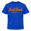 Surf Shack Florida Tee, Blue / Orange