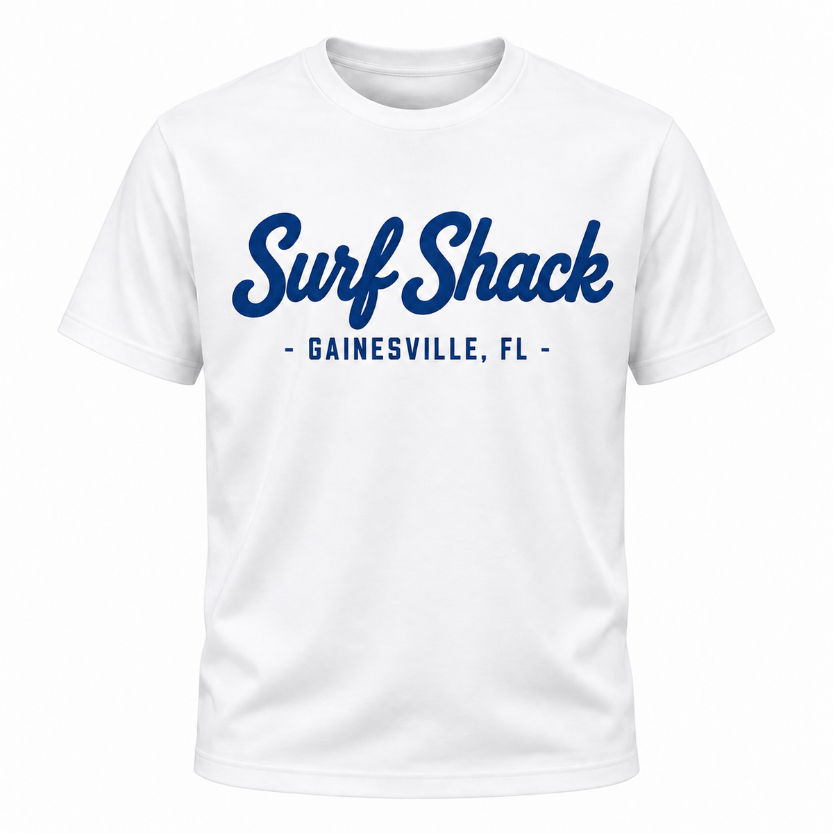Surf Shack Florida Tee, White / Blue