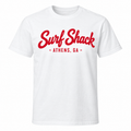 Surf Shack Georgia Tee, White / Red