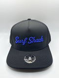 Surf Shack Hat, Black, royal script