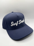 Surf Shack Hat, Navy, white script