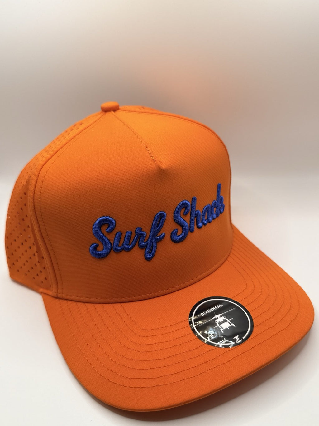 Surf Shack Hat, Orange, royal script