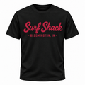 Surf Shack Indiana Tee, Black / Crimson