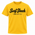 Surf Shack Iowa Tee, Yellow / Black