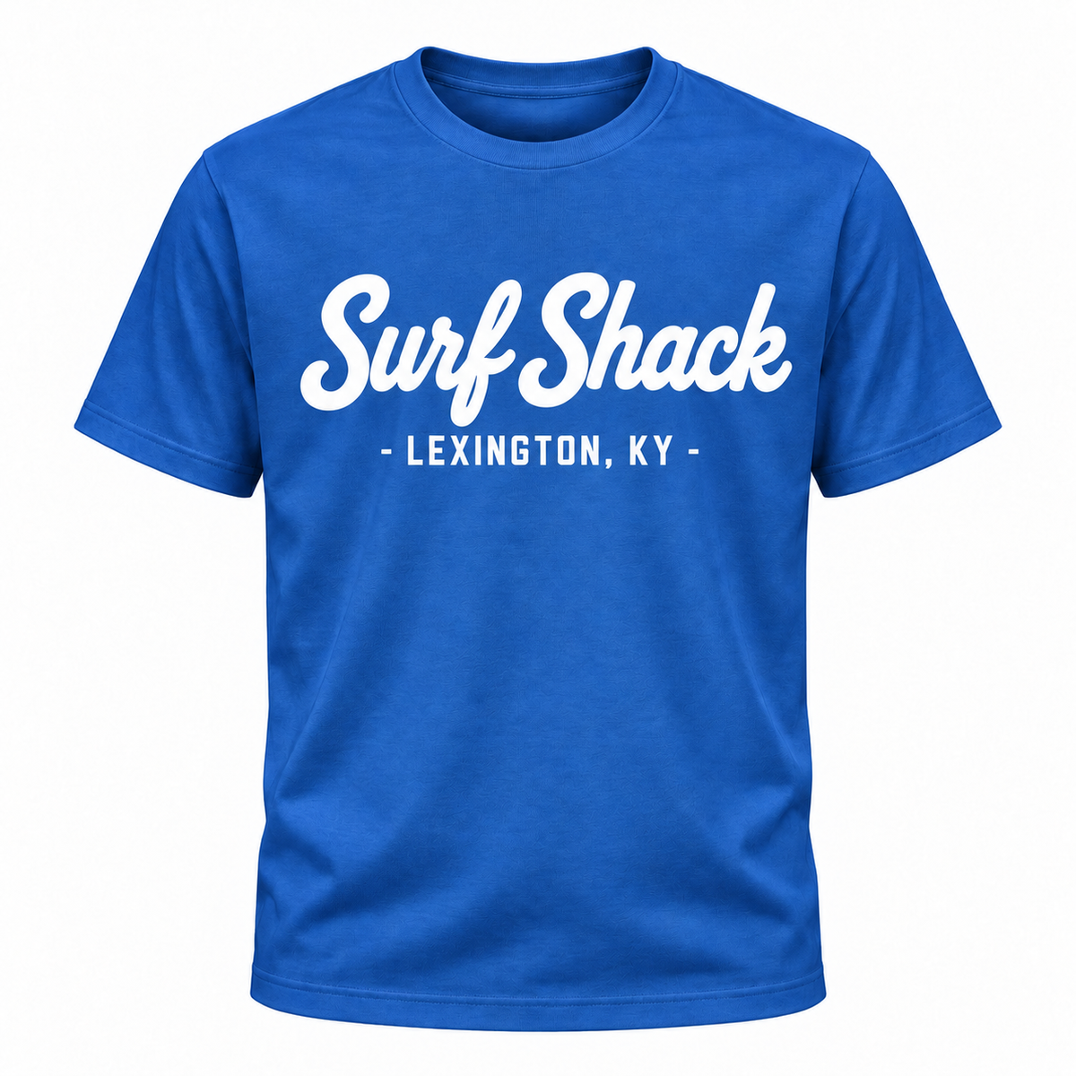 Surf Shack Kentucky Tee, Blue / White