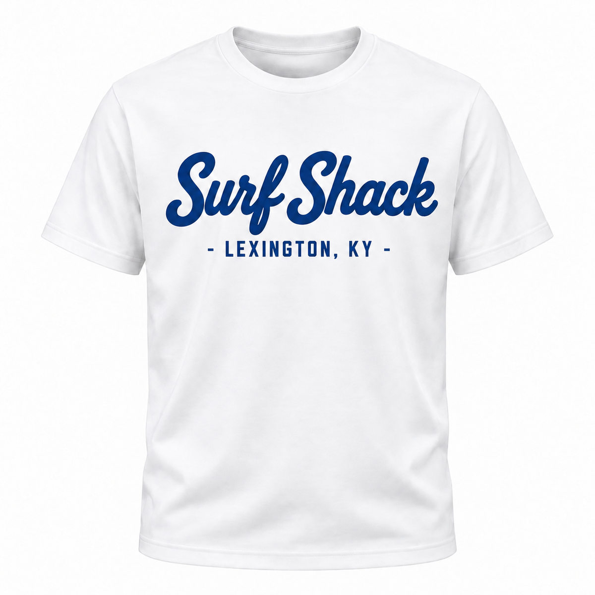 Surf Shack Kentucky Tee, White / Blue