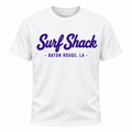 Surf Shack LSU Tee, White / Purple