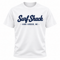 Surf Shack Michigan Tee, White / Navy