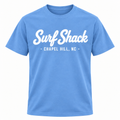 Surf Shack North Carolina Tee, Carolina Blue / White