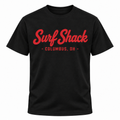 Surf Shack Ohio State Tee, Black / Scarlet