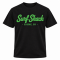 Surf Shack Oregon Tee, Black / Green