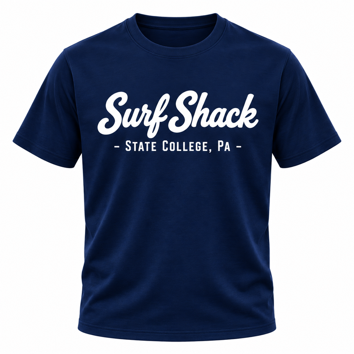 Surf Shack Penn State Tee, Navy / White