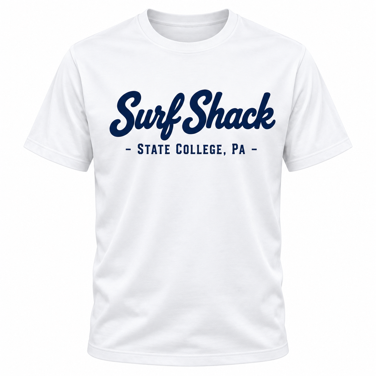 Surf Shack Penn State Tee, White / Navy