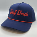 Surf Shack Script Rope Hat, Navy