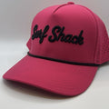 Surf Shack Script Rope Hat, Pink