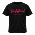 Surf Shack South Carolina Tee, Black / Garnet