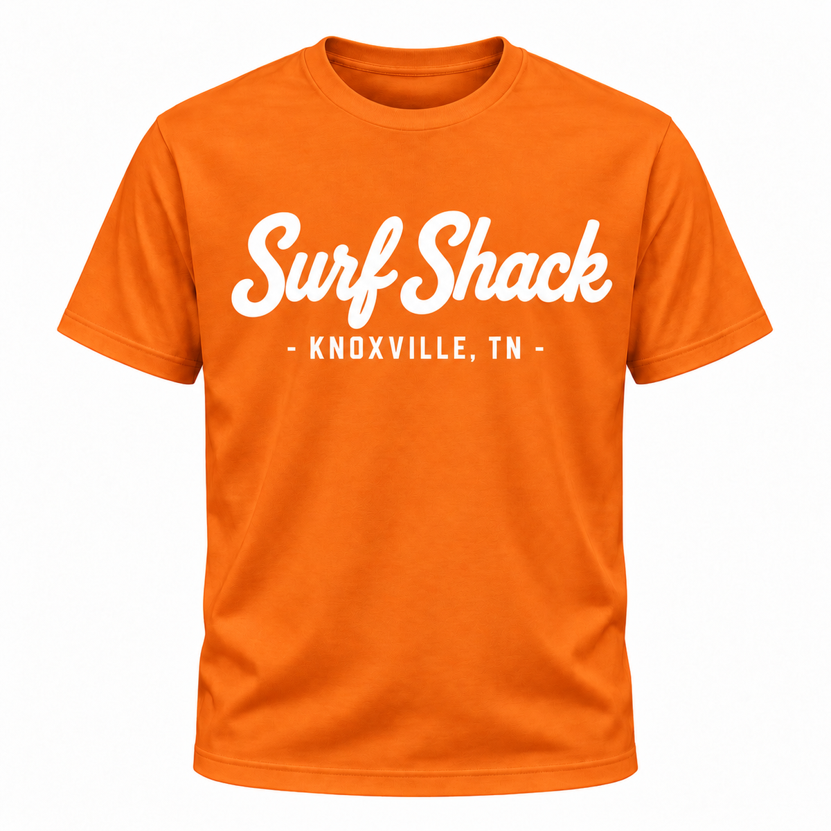 Surf Shack Tennessee Tee, Orange / White