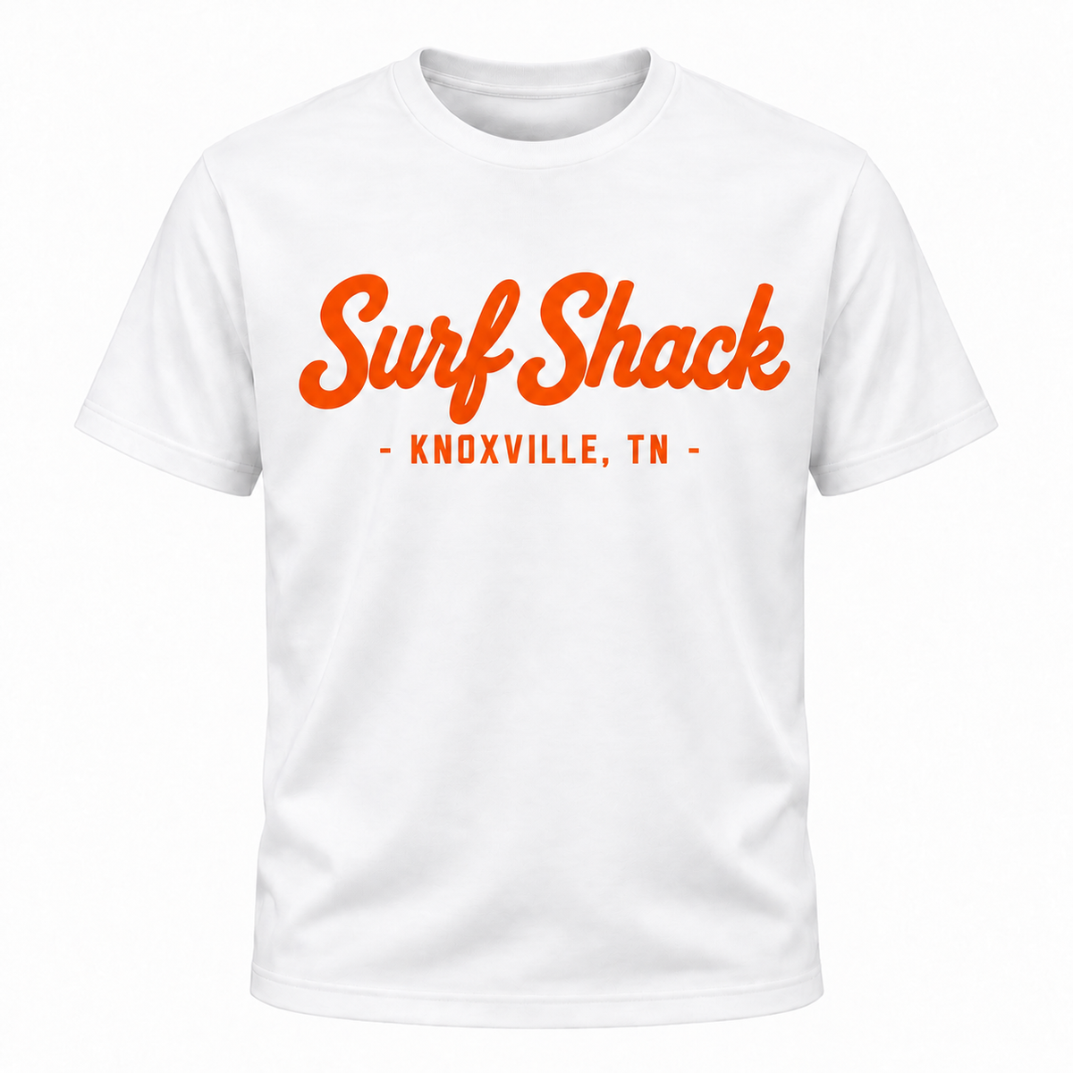 Surf Shack Tennessee Tee, White / Orange