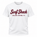 Surf Shack Texas A&M Tee, White / Maroon