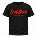 Surf Shack Texas Tech Tee, Black / Scarlet