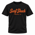 Surf Shack Texas Tee, Black / Burnt Orange