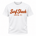 Surf Shack Texas Tee, White / Burnt Orange